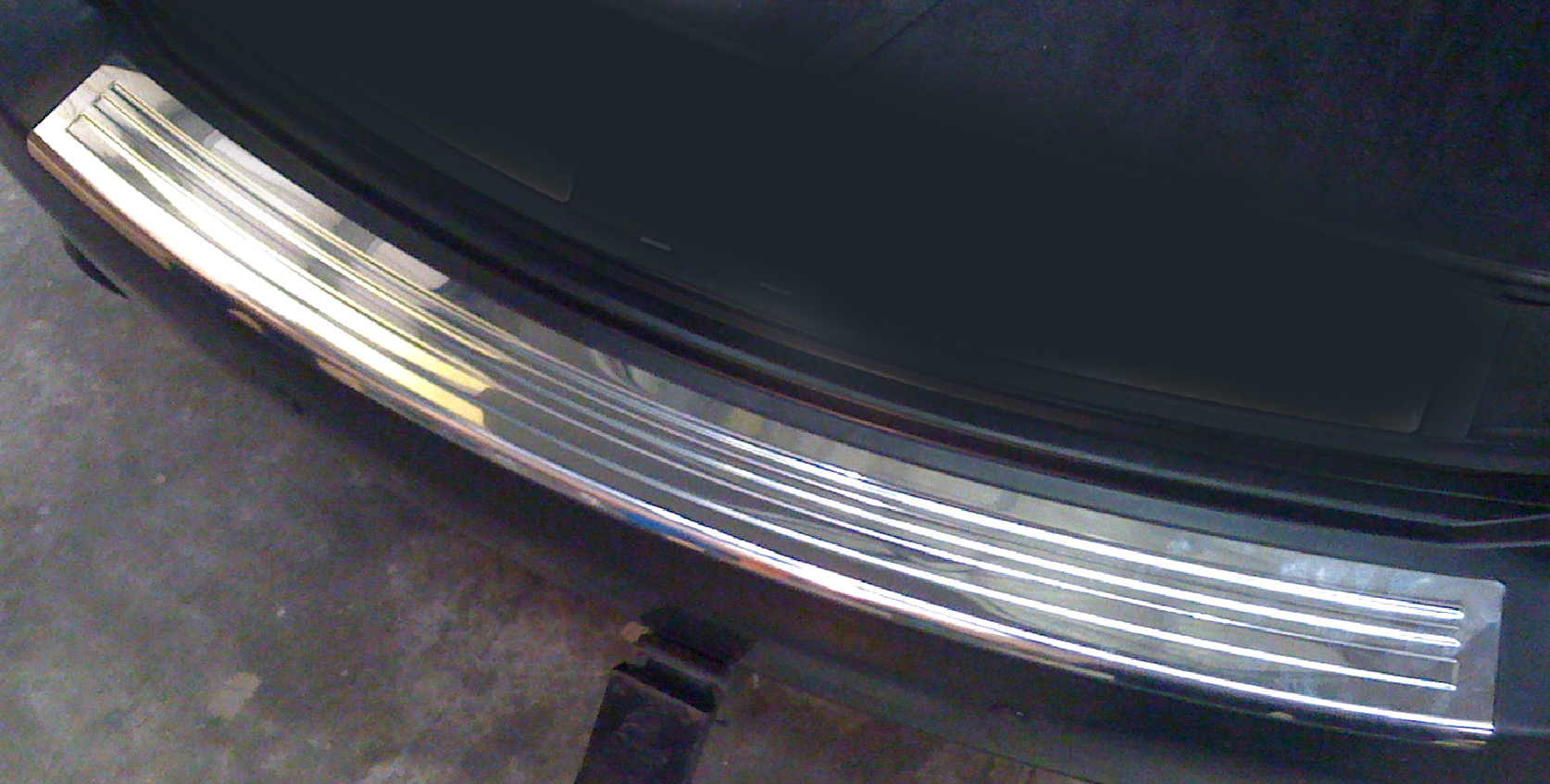Nissan murano scuff plate rear bumper #8